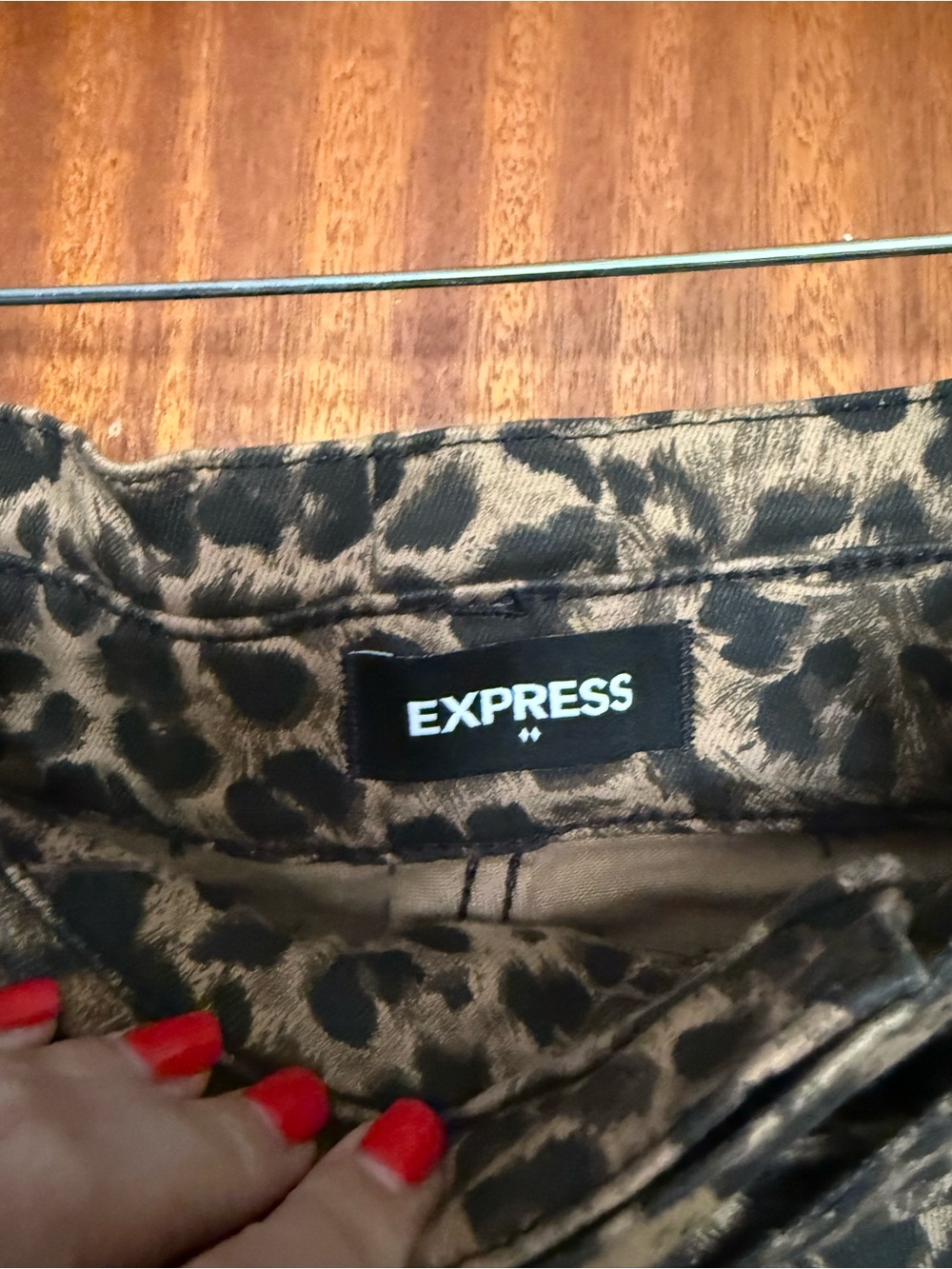 Express Leopard Shorts - Picture 3 of 5